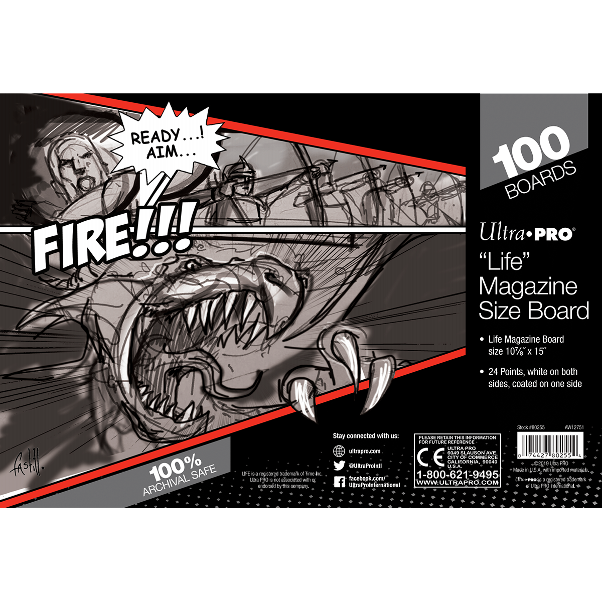 Life Magazine Size Comic Boards (100ct)