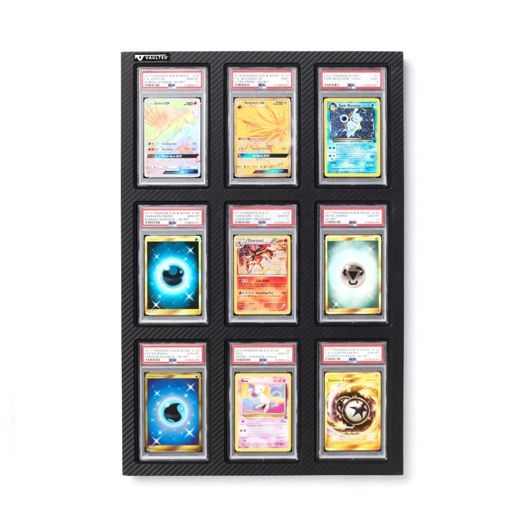 Card Display (PSA/CGC) 9-Card / 5 Pack / Black Carbon Card Display (PSA/CGC) 9-Card / 5 Pack / Black Carbon