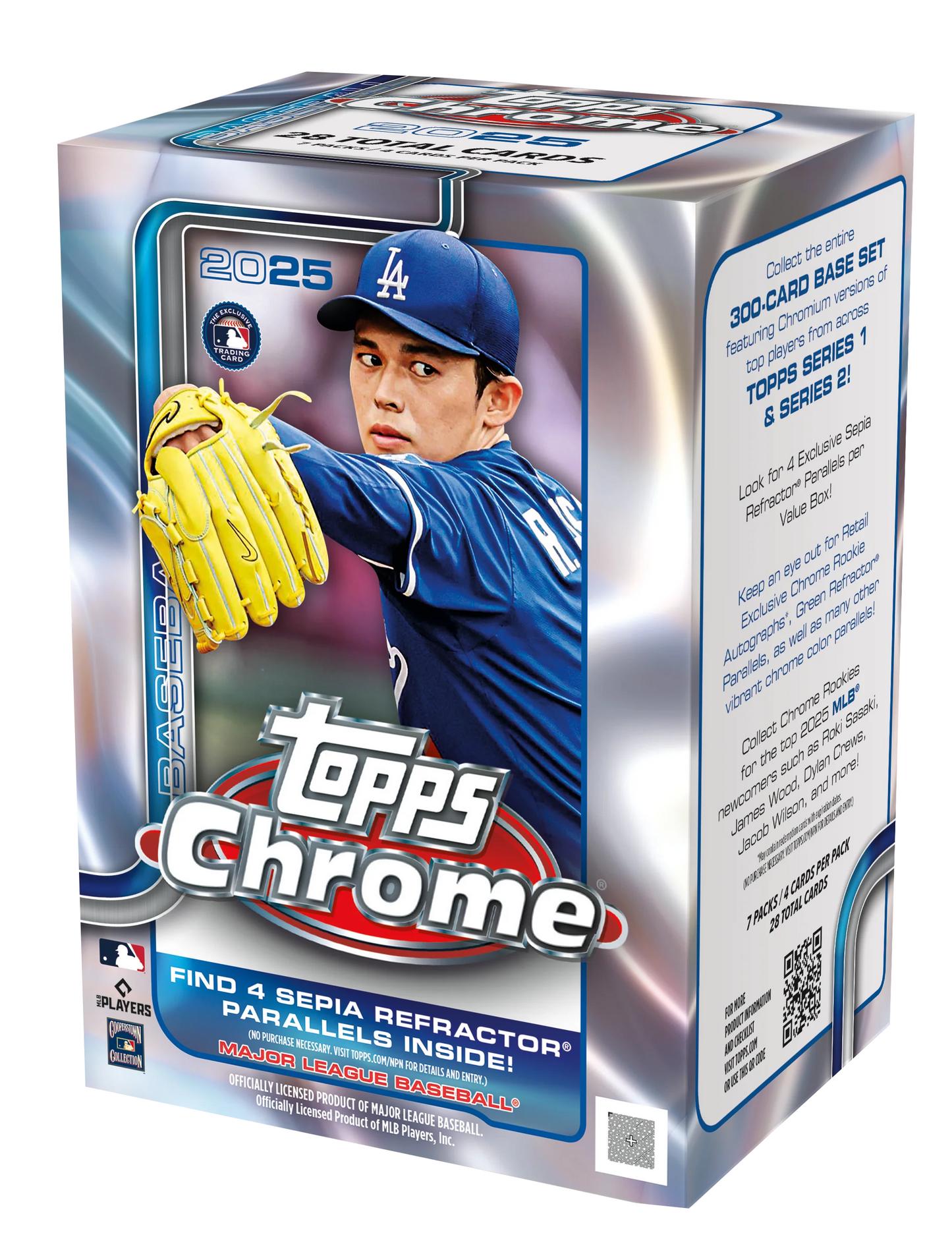 Topps Chrome Baseball 2025 Value Box