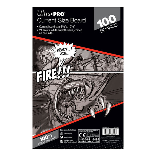 Current Size Comic Boards (100ct)