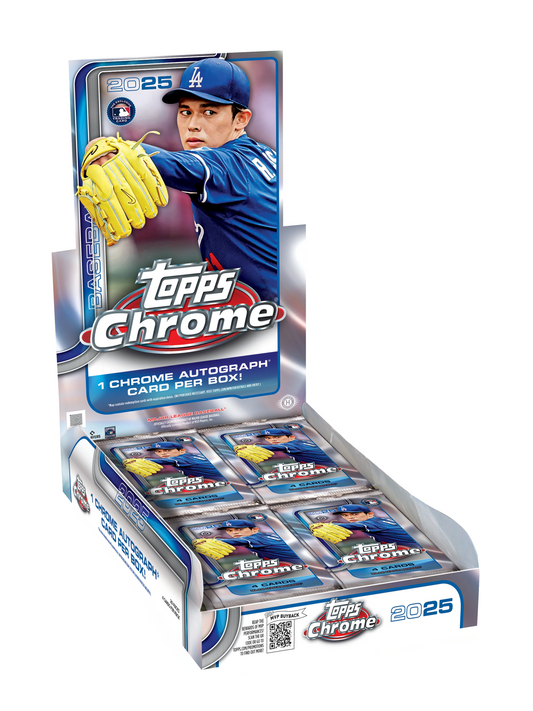 Topps Chrome Baseball 2025 Hobby Box